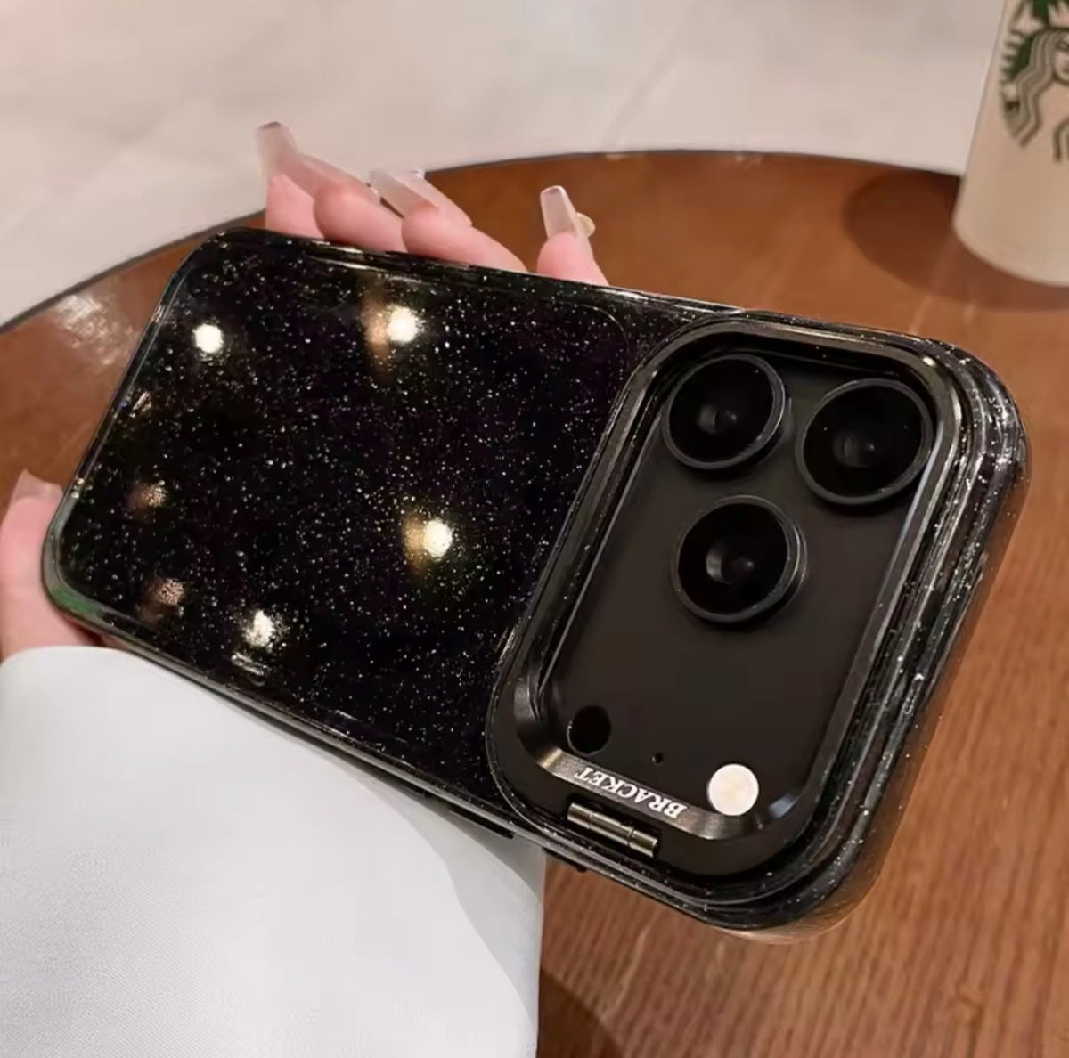 Glam Stand Case – Glitter Phone Case with Built-In Kickstand