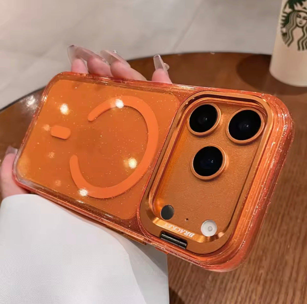 Glam Stand Case – Glitter Phone Case with Built-In Kickstand