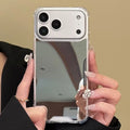 Mirror Case in use - checking makeup in the built-in mirror