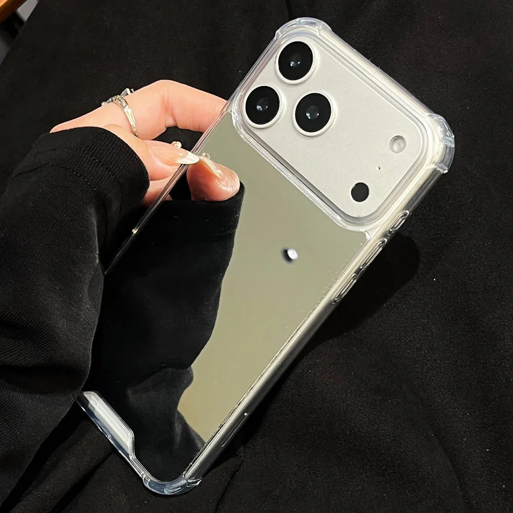 Mirror Case angled view on dark background