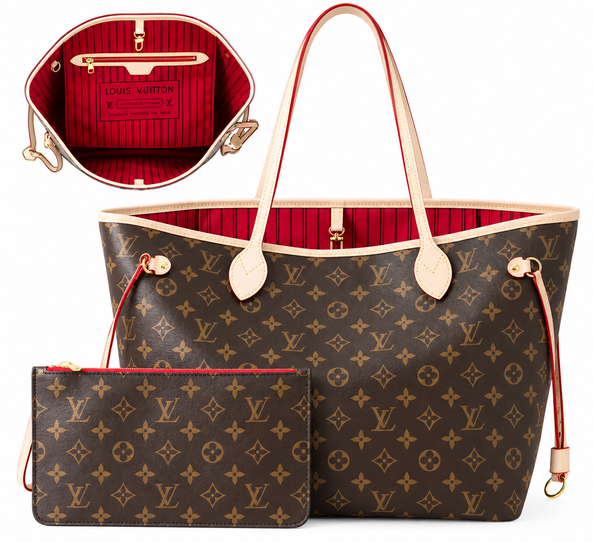 Luxury Monogram Carryall Bag